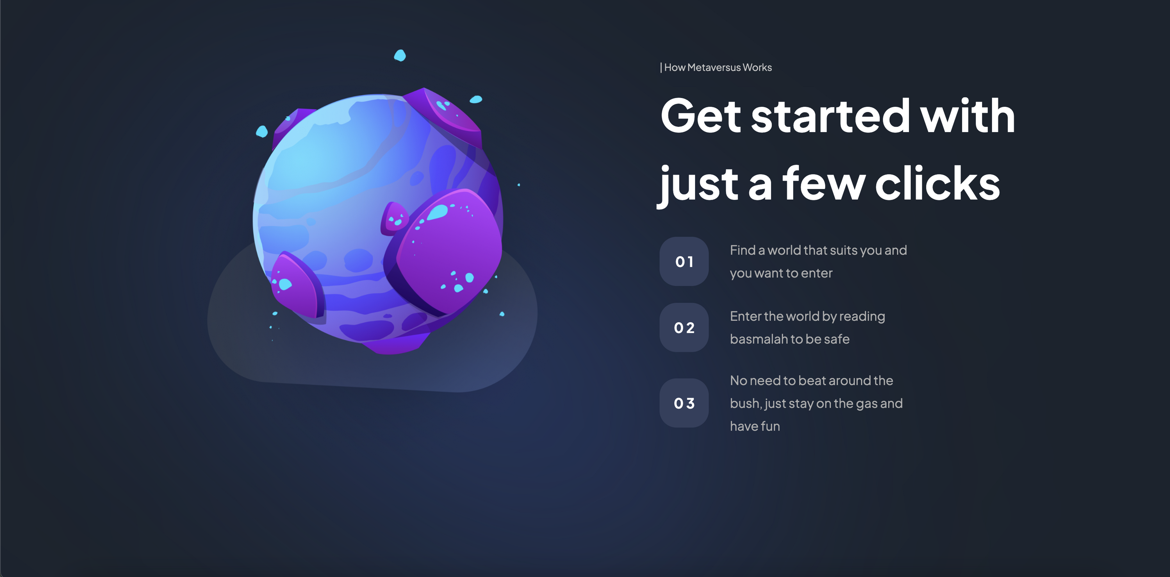 Landing Page VR